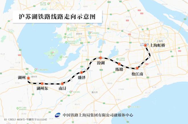 全长1638km设计亿博电竞下载 亿博电竞 APP时速350km！闵行出发的这条高铁预计年底具备开通条件(图2)